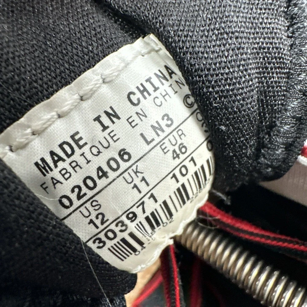 Vtg Y2K Nike Air Shox VC2‎ Low Shoes Men Size 12 White Red Black 303971-101 2002